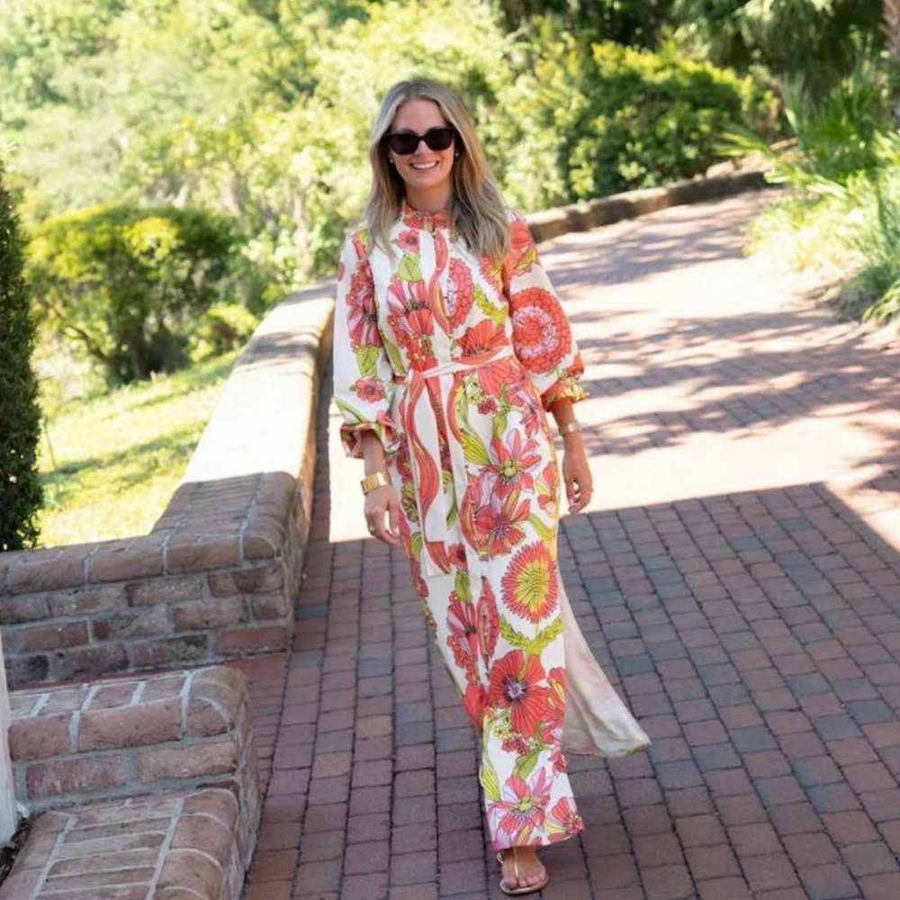 Gorge! NWT Sail to Sable Cameran Wimberly Aria Print Maxi Dress Small Tuckernuck